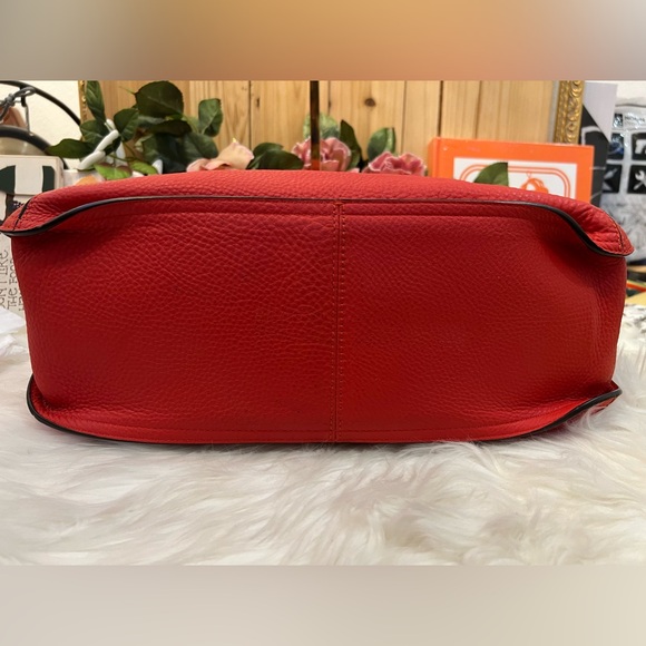 MCM Whipstitch Trim Leather Crossbody Bag with removable and adjustable strap. - Picture 8 of 13